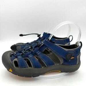 Keen Youth 5 Newport H2 Sandals Big Kids Water Trails Shoes Blue Hard Toe Sole